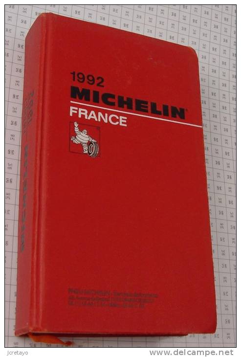 Michelin France Rouge De 1992, Ref Perso 368 - Michelin-Führer