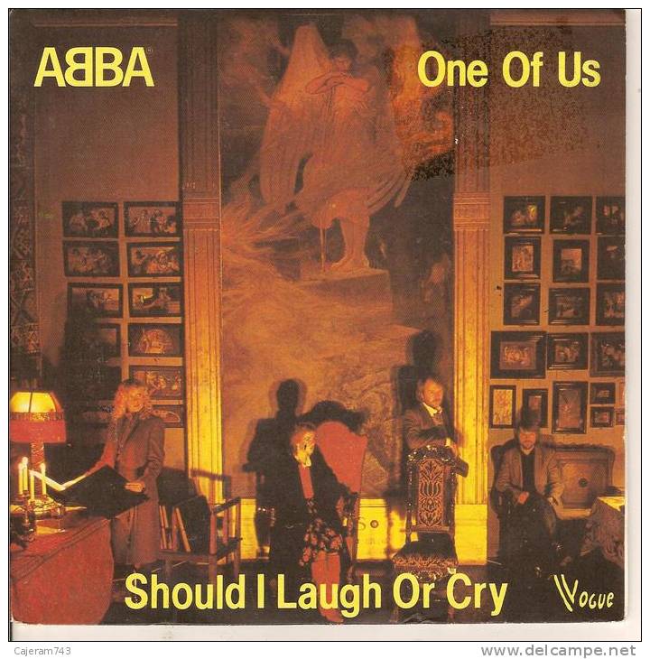 45T. ABBA. One Of Us, Should I Laugh Or Cry. - Autres - Musique Anglaise