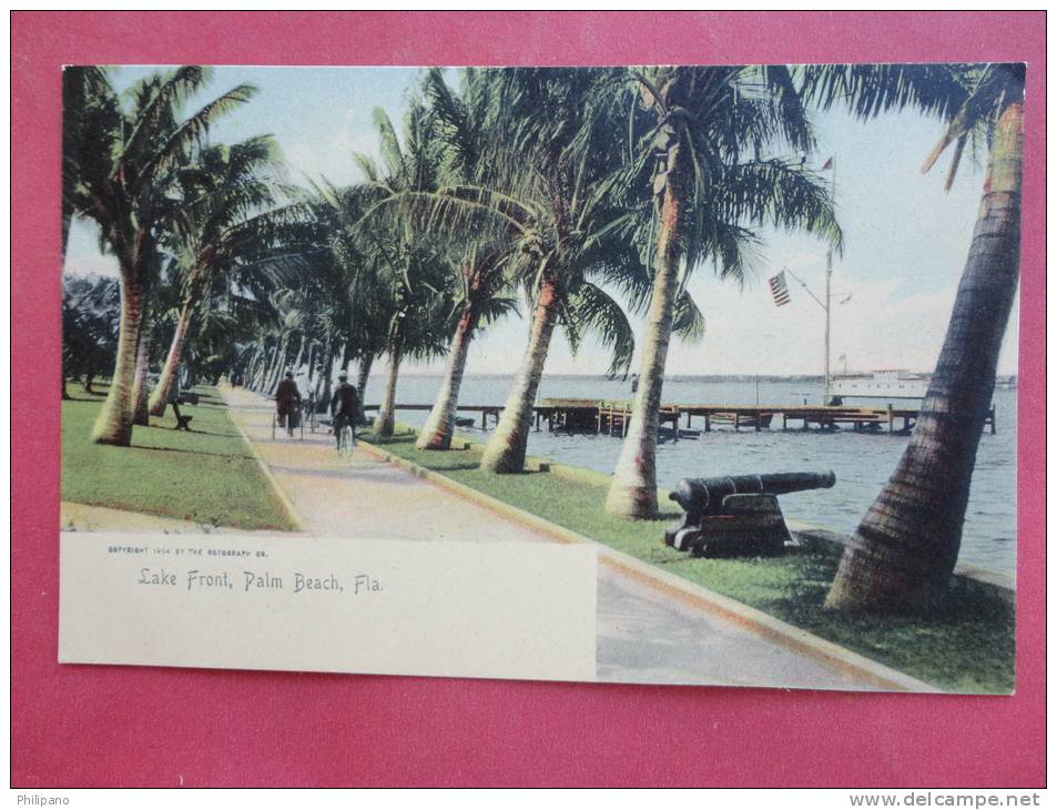 FL - Florida > Palm Beach  Lake Front  Rotograph  Undivded Back    ==ref  804 - Palm Beach