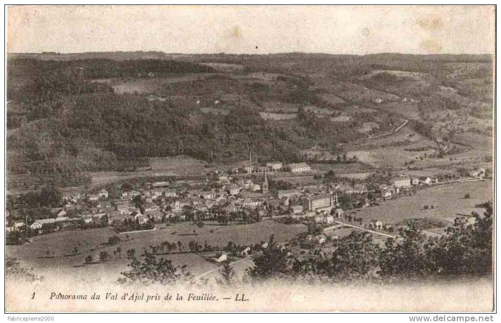 CPA 88 (Vosges) Val D'Ajol - Panorama Du Val D'Ajol Pris De La Feuillée-Dorothée - Autres & Non Classés