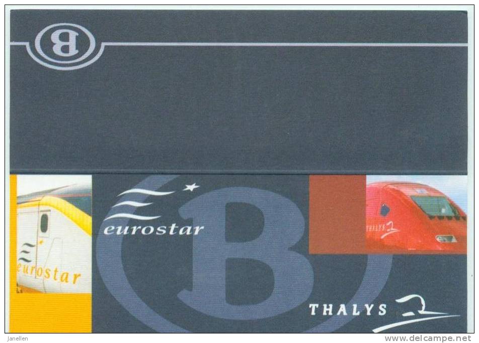 TRV 6/8 Eurostar En Thalys XX (uitgifteprijs-20%) - 1996-2013 Vignette [TRV]