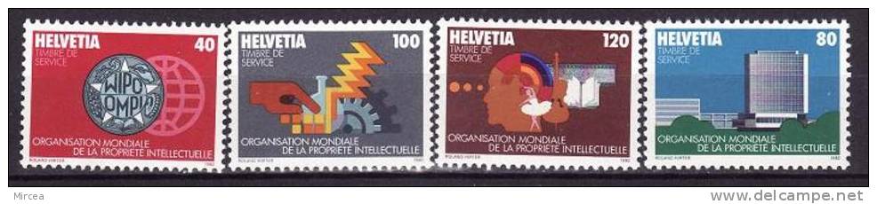 Suisse - 1982 - Yv.no. 457-60 , Neuf** - Servizio