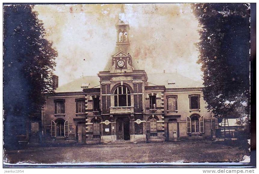 BAZANCOURT MAIRIE CP PHOTO - Bazancourt