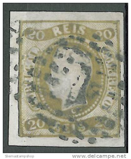 Portugal - 1866 Imperforated 20r - V5306 - Used Stamps