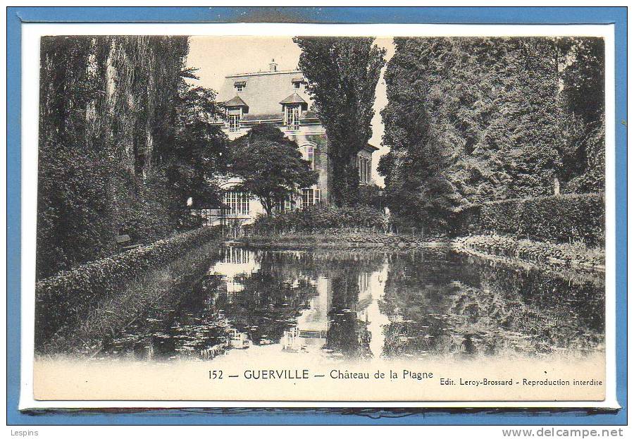 78 - GUERVILLE --  Chateau De La Plagne - Guerville