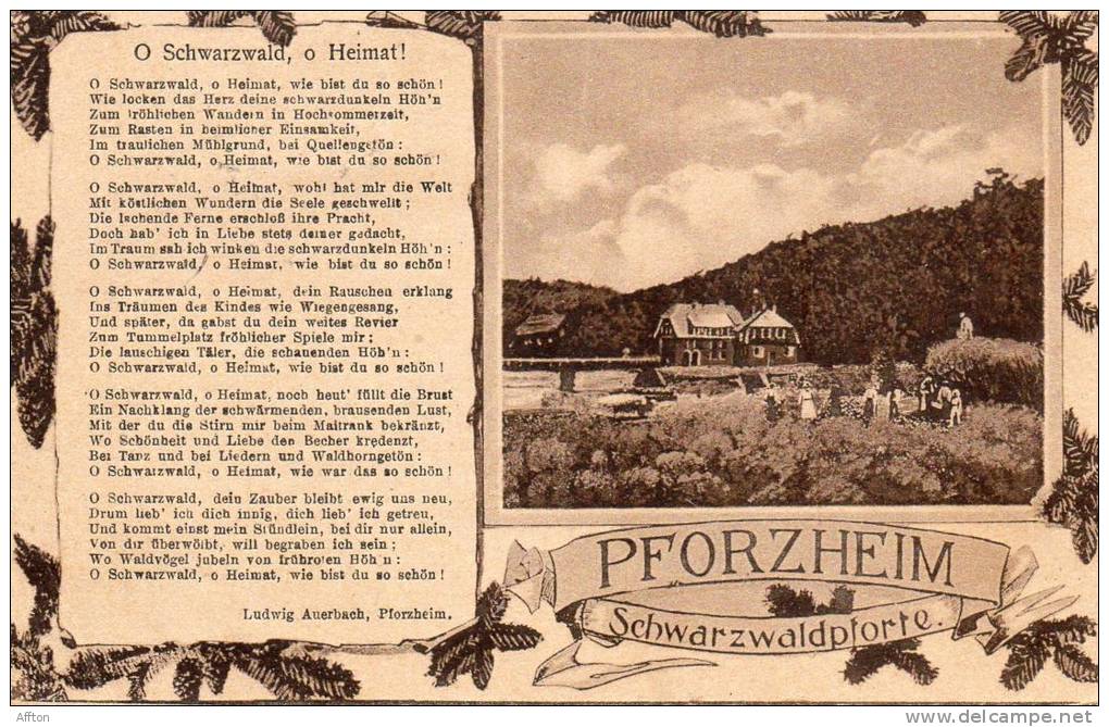 Pforzheim Old Postcard - Pforzheim