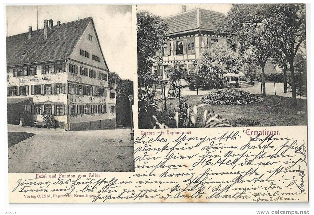 Ermatingen - Hotel Und Pension Zum Adler              1904 - Ermatingen