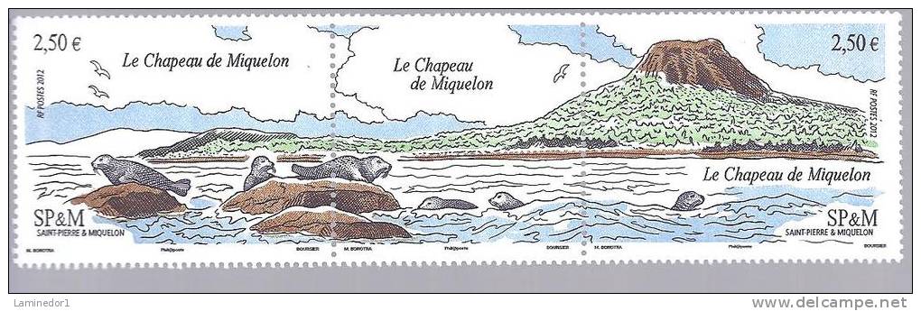 SPM 2012 - Le Chapeau De Miquelon, Phoques - Sonstige & Ohne Zuordnung