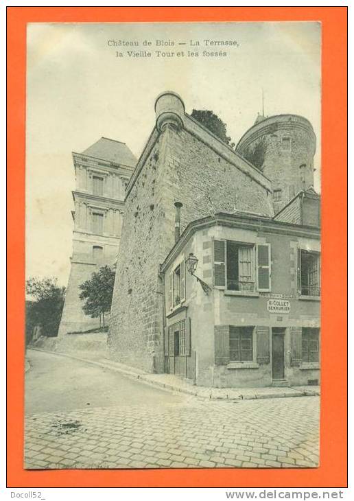 Dpt  41  Blois  "  Chateau - La Terrasse , La Vieille Tour Et Les Fosses  "  Carte Precurseur - Blois