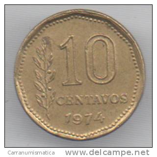 ARGENTINA 10 CENTAVOS 1974 - Argentine