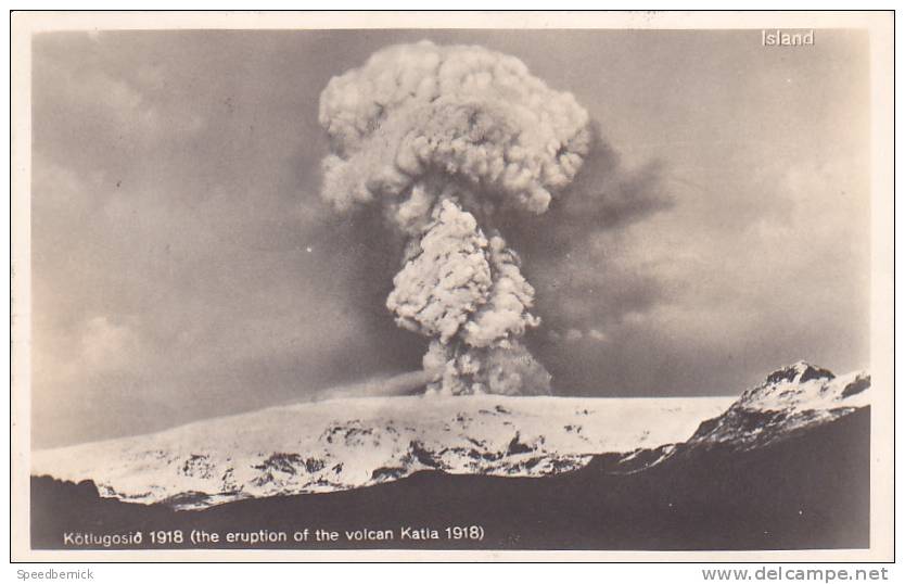 21601 - Island - Kotlugosid 1918, (the Eruption Of Volcan Katla 1918 ) Copyright Baldvin Palsson Reykjavik - Islande