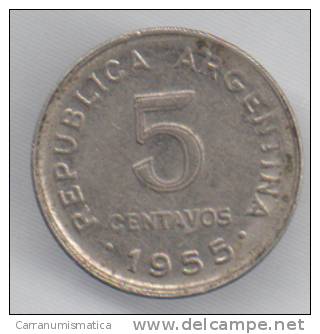 ARGENTINA 5 CENTAVOS 1955 - Argentine