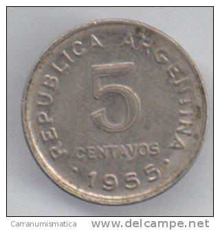 ARGENTINA 5 CENTAVOS 1955 - Argentina