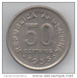 ARGENTINA 50 CENTAVOS 1955 - Argentinië