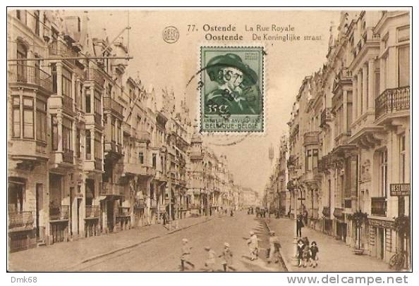 BELGIUM - OSTENDE - OOSTENDE - LA RUE ROYALE - STAMP - Oostende