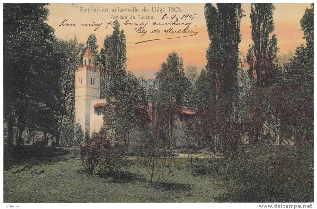 Exposition Universelle De Liege 1905 Pavillon De Tunisie - Mostre Universali