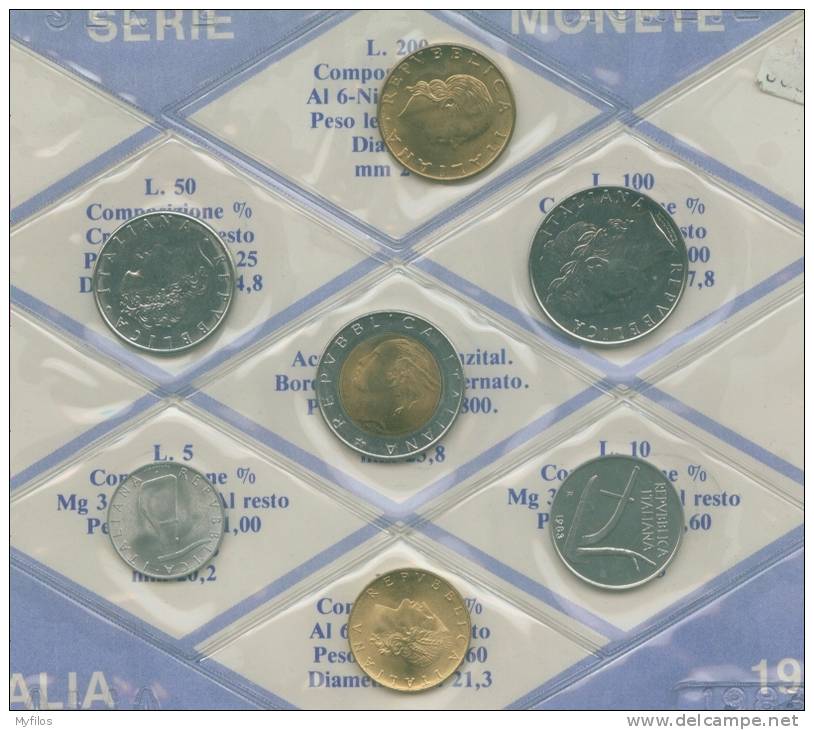 1981 ITALIA REPUBBLICA ANNATA  DI CIRCOLAZIONE NUOVA FDC IN CONFEZIONE - Mint Sets & Proof Sets