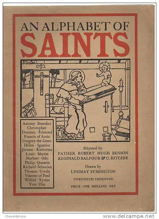 AN ALPHABET OF SAINTS - RARE - - Actividades /libros Para Colorear