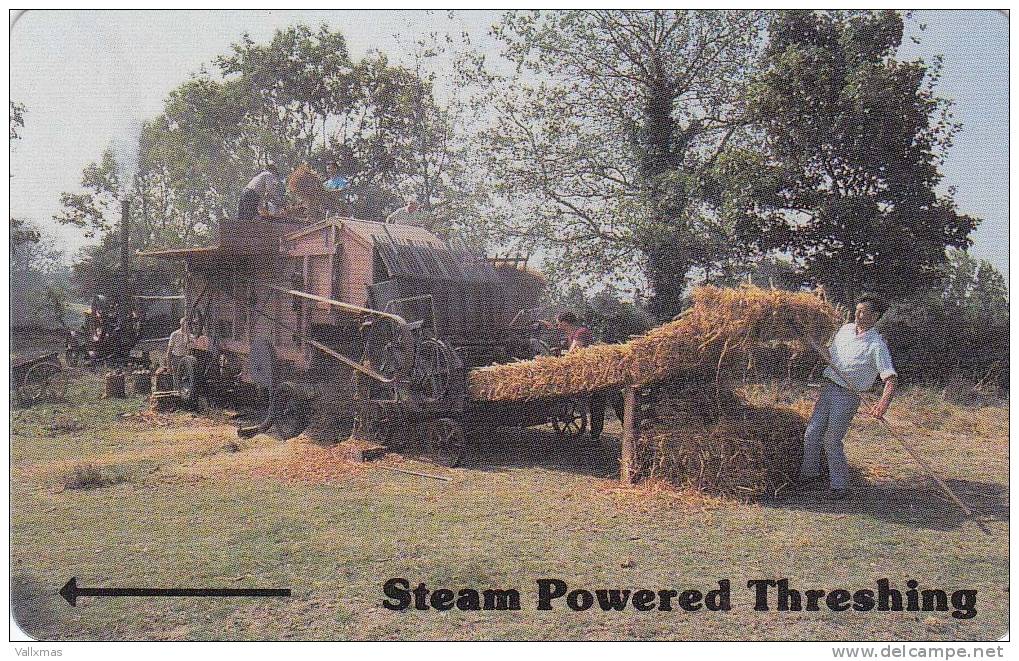 Tarjeta Jersey - 9JER Steam Powered Threshing - [ 7] Jersey Y Guernsey