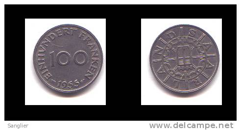 100 FRANKEN 1955 - 100 Francos