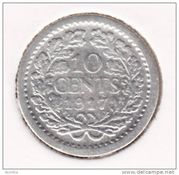 @Y@   Nederland / Wilhelmina  10 Ct  1917  (2111) - 10 Centavos