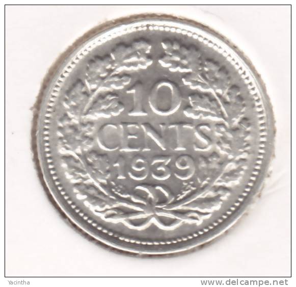 @Y@   Nederland / Wilhelmina  10 Ct  1939  (2115) - 10 Centavos