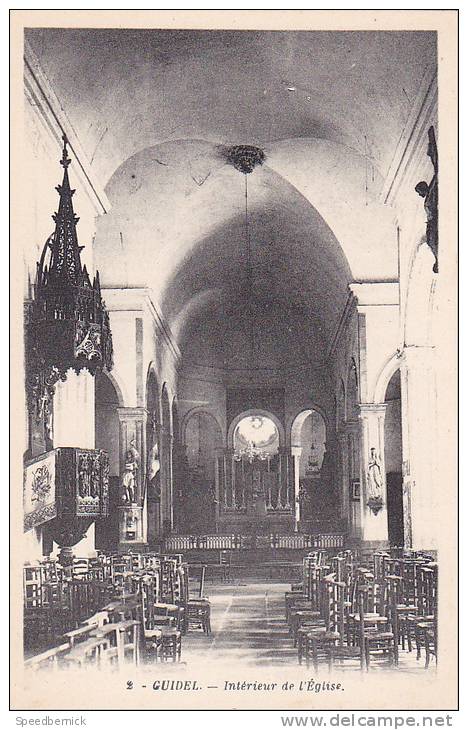 21632 Guidel, Intérieur De L'Eglise -2 Artaud - Guidel