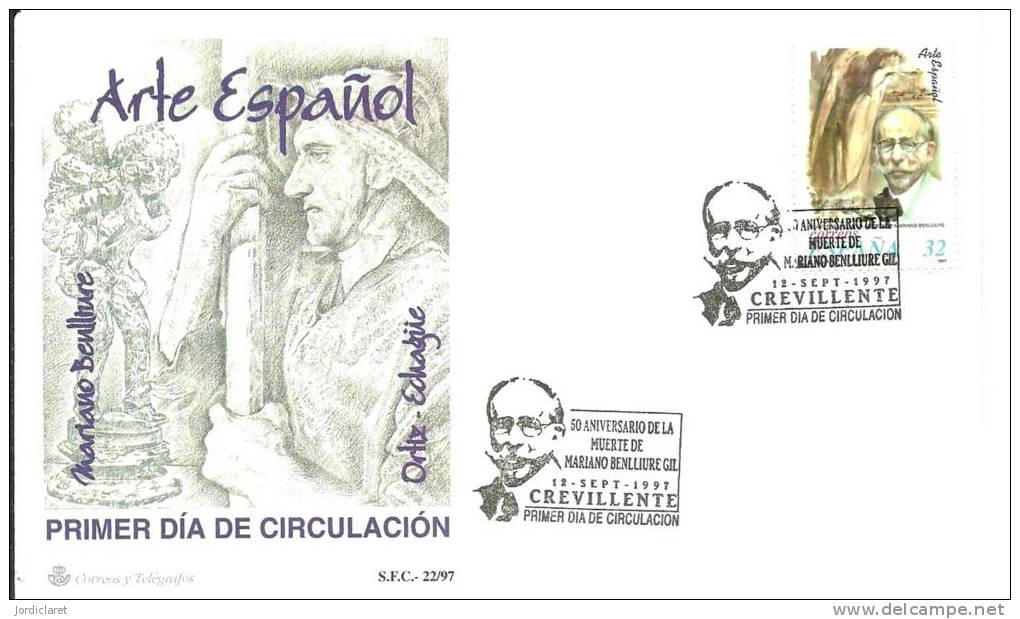 FDC MAT.ESPECIAL CREVILLENTE 1997 - FDC