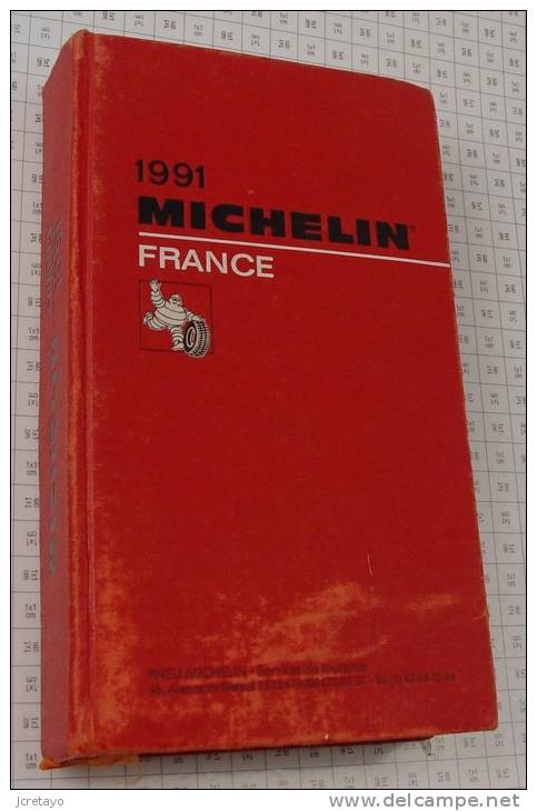 Michelin France Rouge De 1991, Ref Perso 377 - Michelin-Führer