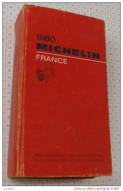 Michelin France Rouge De 1980, Ref Perso 380 - Michelin-Führer