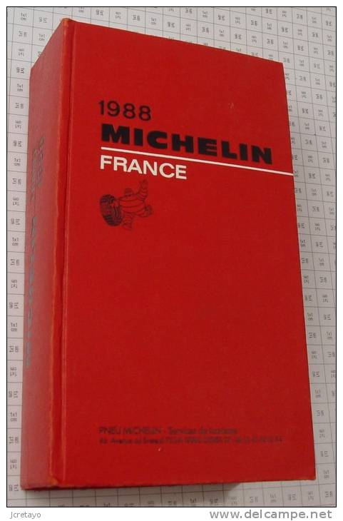Michelin France Rouge De 1988, Ref Perso 382 - Michelin (guide)
