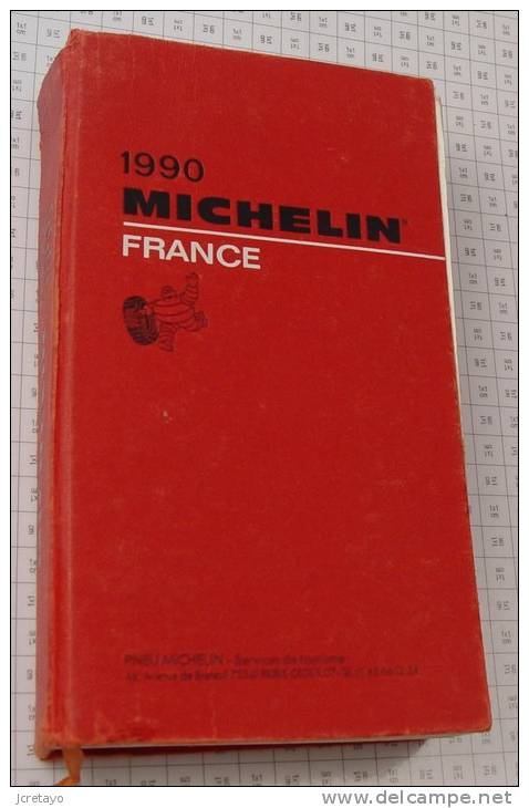 Michelin France Rouge De 1990, Ref Perso 383 - Michelin (guide)