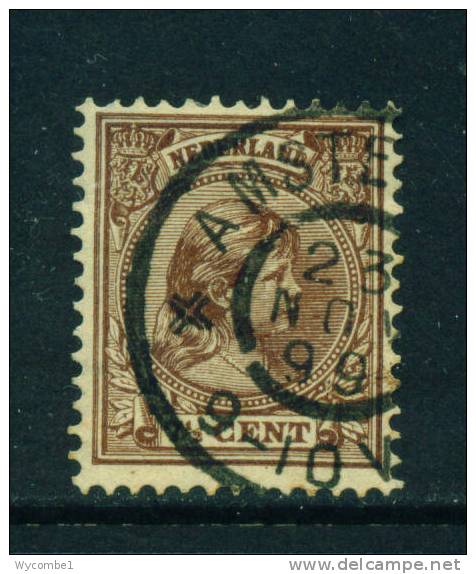 NETHERLANDS  -  1891  Queen Wilhelmina 71/2c  Used As Scan - Oblitérés