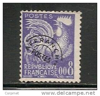 FRANCE - 1960  PREOBLITERES  Type Coq Gaulois  Yvert # 119 - Sans Gomme - 1953-1960