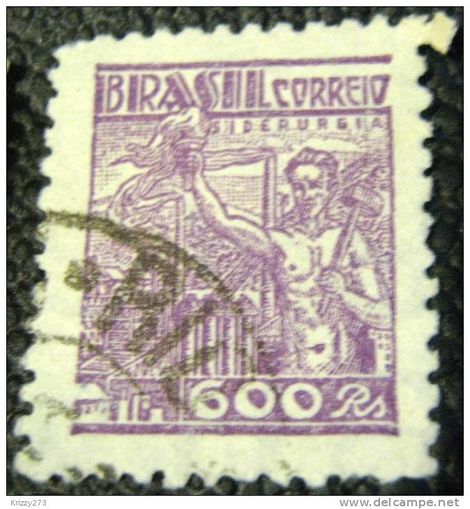 Brazil 1941 Smelting Works 600r - Used - Usati