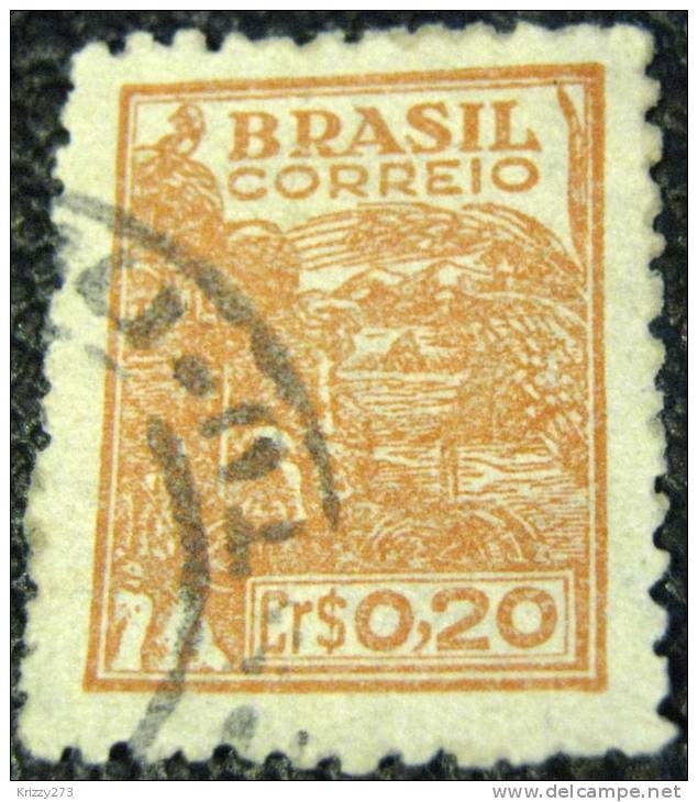 Brazil 1947 Wheat Harvesting 20c - Used - Usati