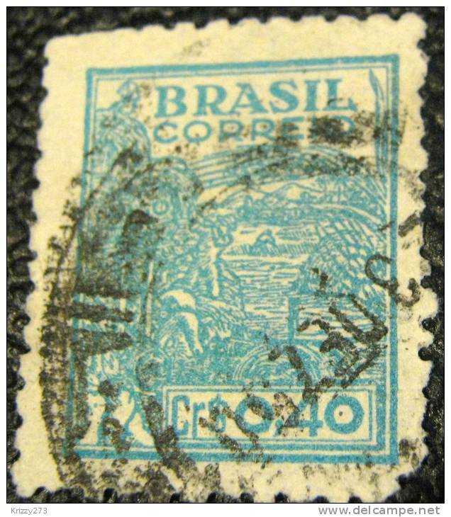 Brazil 1947 Wheat Harvesting 40c - Used - Usati