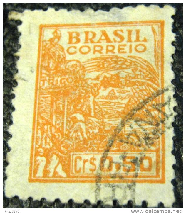 Brazil 1947 Wheat Harvesting 50c - Used - Gebraucht