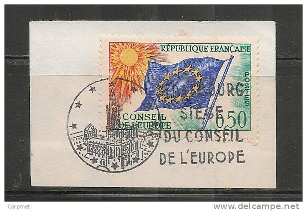 FRANCE - 1963-71  SERVICE - Drapeau - Flag  Yvert  # 33 - USED ON PIECE - Used