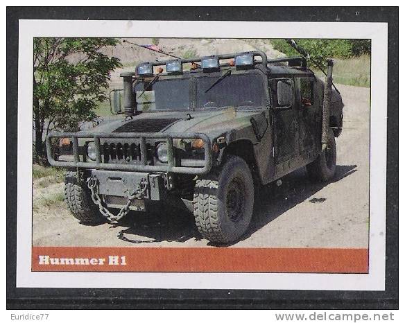 Hummer H1 Sticker - Size:70x50 Mm. Aprox. - Collection Of Vintage Cars - Otros & Sin Clasificación