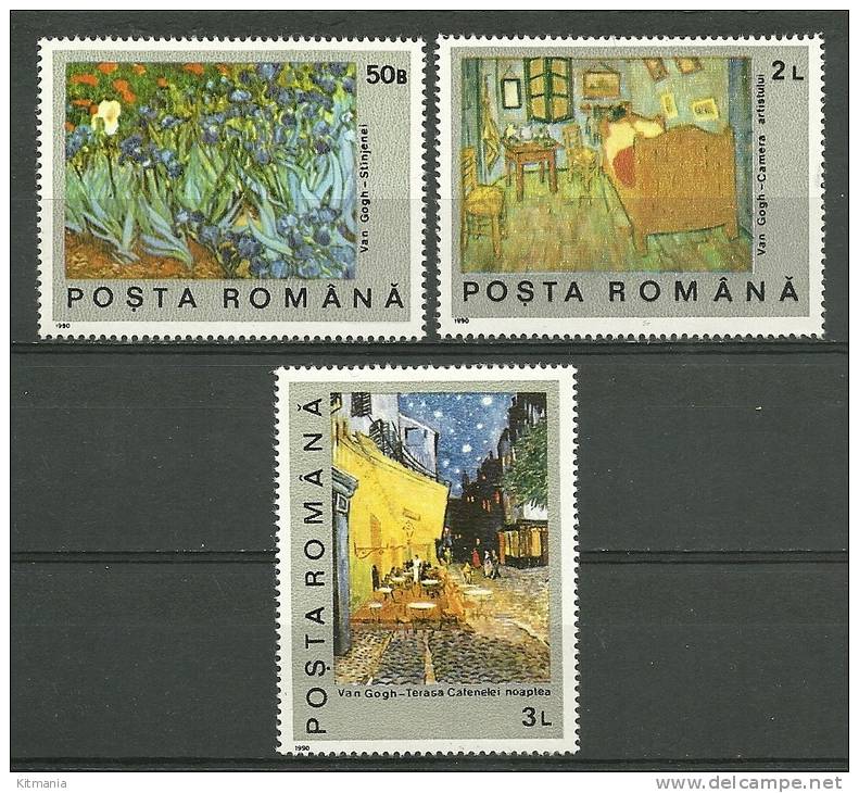 Romenia Van Gogh Complete MNH Set - L2839 - Unused Stamps