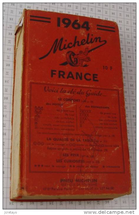 Michelin France Rouge De 1964, Ref Perso 389 - Michelin (guide)