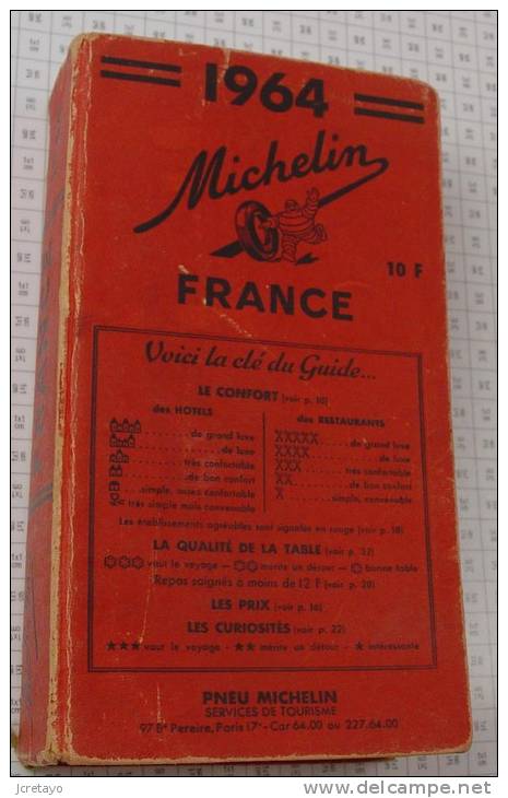 Michelin France Rouge De 1964, Ref Perso 360 - Michelin-Führer