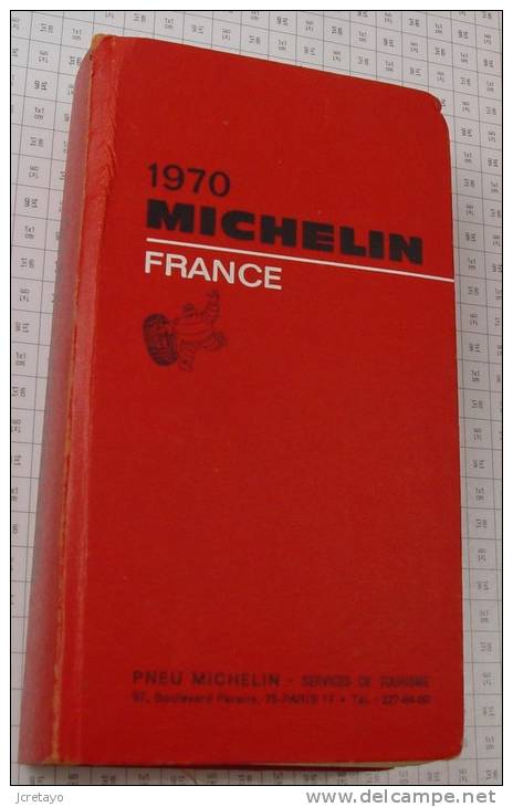 Michelin France Rouge De 1970, Ref Perso 395 - Michelin-Führer