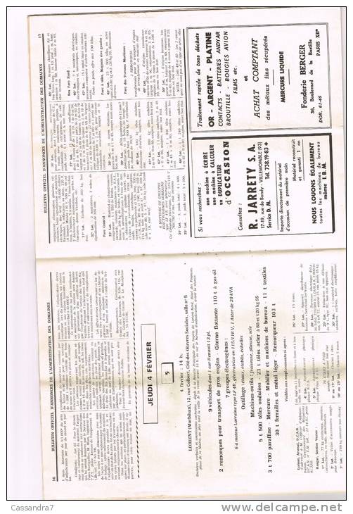 Bulletin Officiel Annonces Administration Domaines-N°515-Clermont-Ferrand-Lorient-Toulon-St-Breuc-St-Malo - Autres & Non Classés