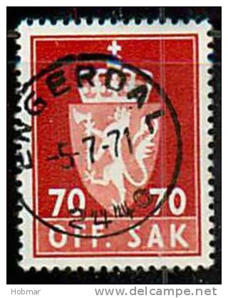 Norway 1969-74 Lux Cancelled (o) Afa 93 - Usados