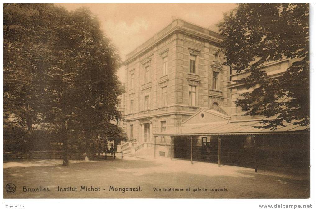 CPSM BRUXELLES  (Belgique) - Institut Michot Mongenast :  Vue Intérieure Et Galerie Couverte - Santé, Hôpitaux