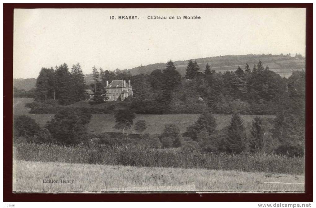 Cpa Du 58 Brassy Château De La Montée  EUG13 - Autres & Non Classés