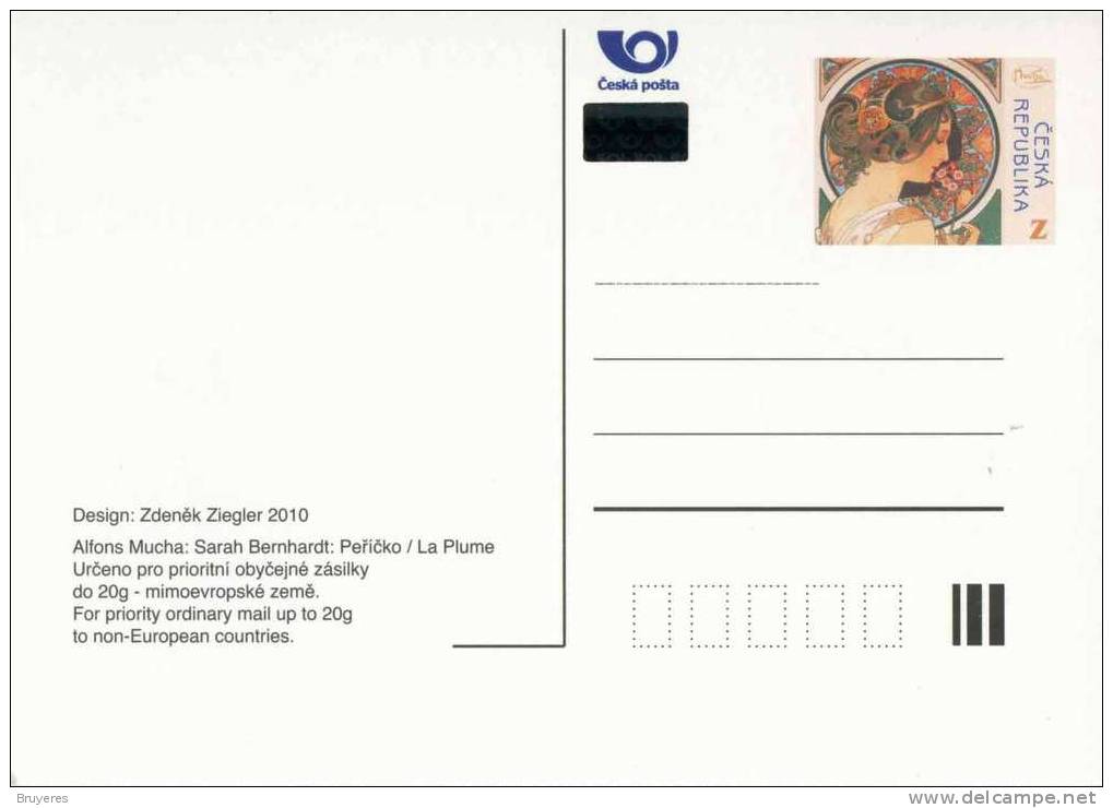 Entier Postal De 2010 Sur Carte Postale Illustrée - Postkaarten