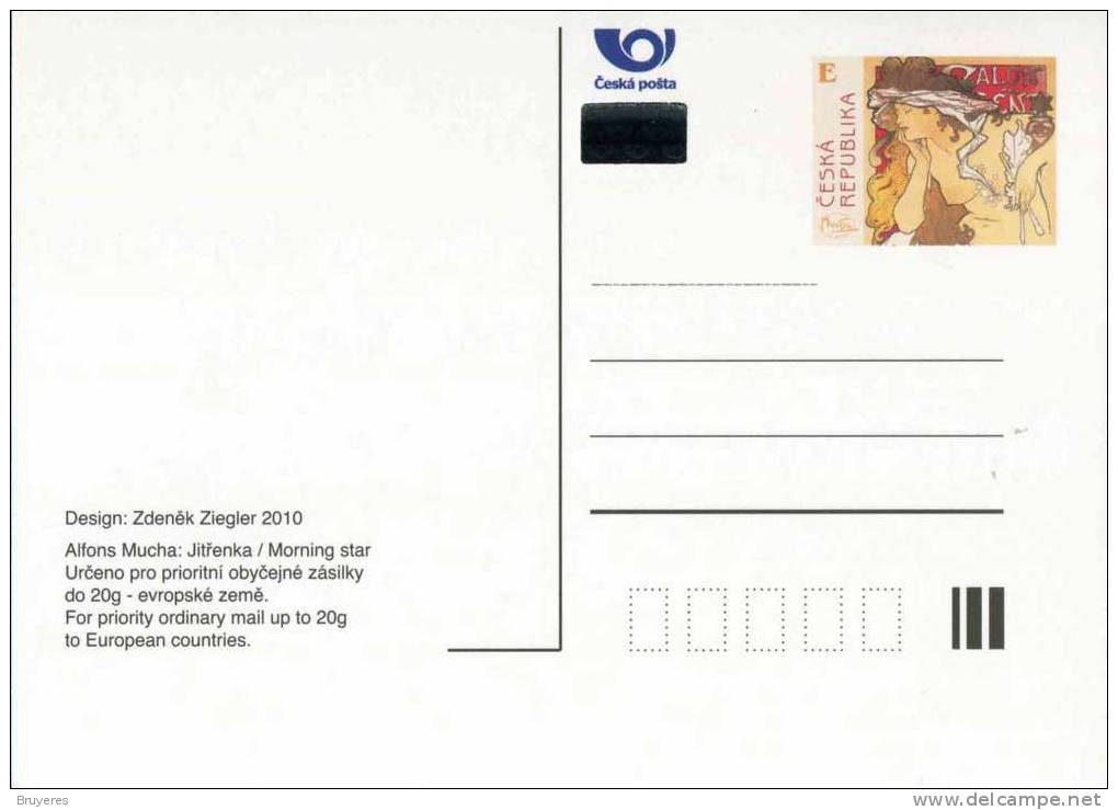 Entier Postal De 2010 Sur Carte Postale Illustrée - Postkaarten